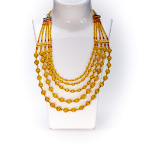 Five-Strand Walka Glass Necklace