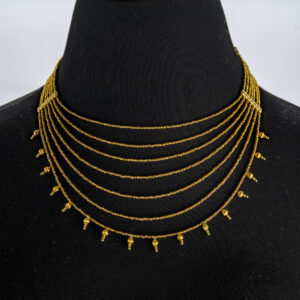 Seven-Strand Walka Sun Glass Necklace