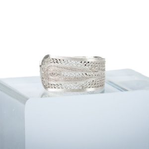 Anillo cinta delgada de plata