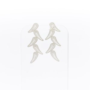 Silver Leaf Earrings