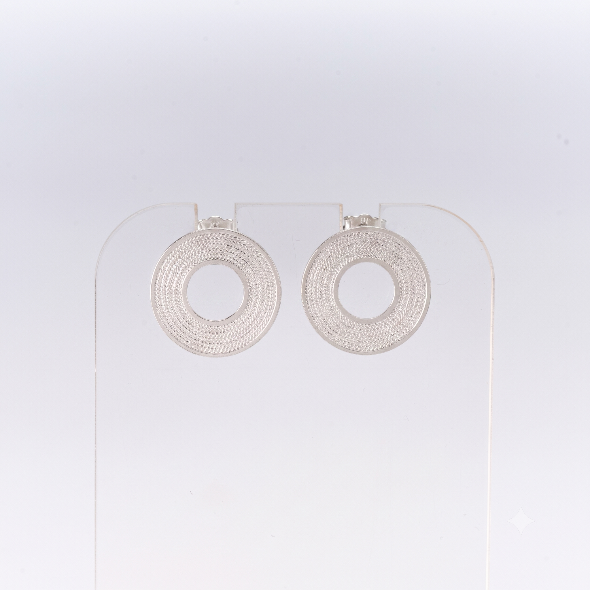 Aretes dona de plata